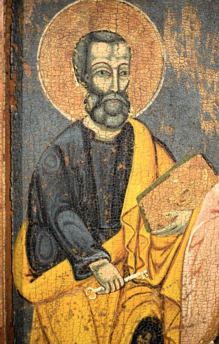 Saint Peter and Saint Paul   Greek icon 18th century - Religious Antiques Style 